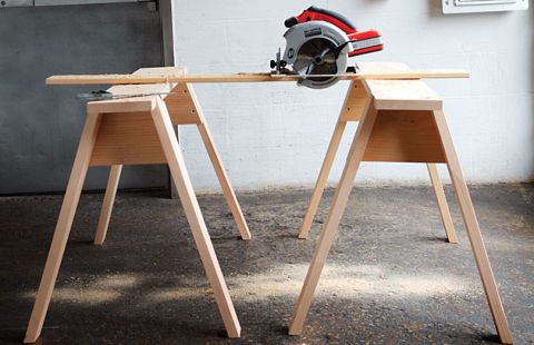 How to Build Sawhorses: Simple DIY Woodworking Project