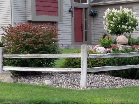 Give the Landscape a Rustic Look