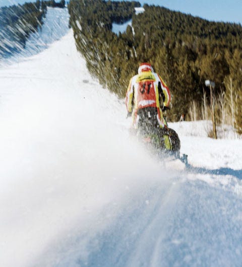 World Championship Snowmobile Hill Climb