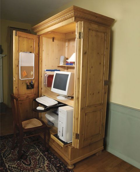 Transform Your Armoire into a CPU Workstation
