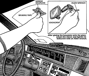 2003 chevy tahoe rear view mirror replacement