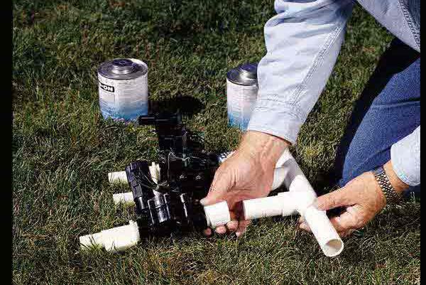 how to install your own sprinkler system, installing underground sprinkler system