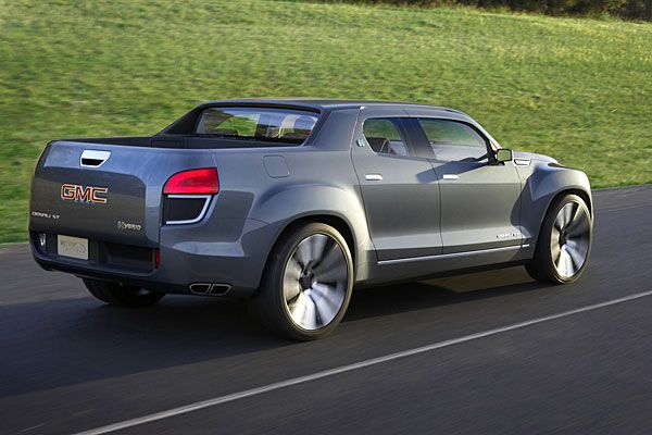 Gmc S Denali Xt Concept Offers Hot Hybrid Crossover Pickup Chicago Gmc S Denali Xt Concept Offers Hot Hybrid Crossover Pickup Chicago Auto Show Preview