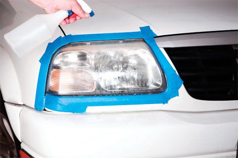 best way to clean headlights
