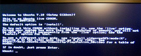 how to install linux on ps3 with usb