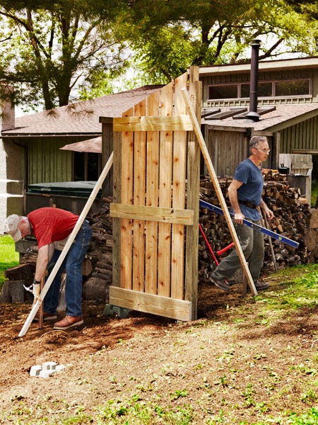 How to Build a Firewood Shed