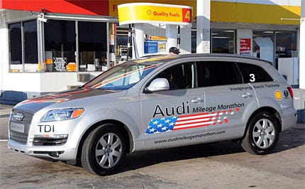 2009 Audi Q7 Tdi Test Drive In Mileage Marathon Sel Hits 30 Mpg