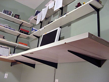 How To Make Closet Doors Into Desktops 20 Diy Home Office