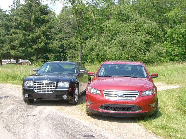 Exclusive 2010 Ford Taurus Sho Vs 2009 Chrysler 300c Test Drive