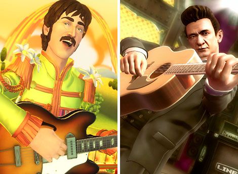 Rock Band S Beatles Take On Guitar Hero 5 S Eclectic World