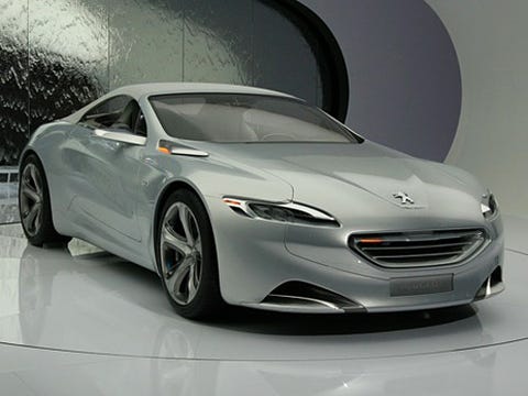Top 10 High Tech Luxury Cars At The 2010 Geneva Motor Show Peugeot Sr1 Concept