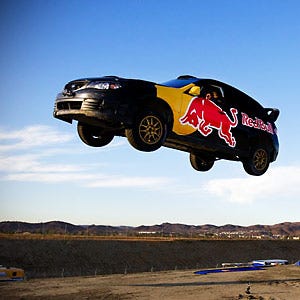 How To Jump A Stunt Car Travis Pastrana Diy Car Stunts