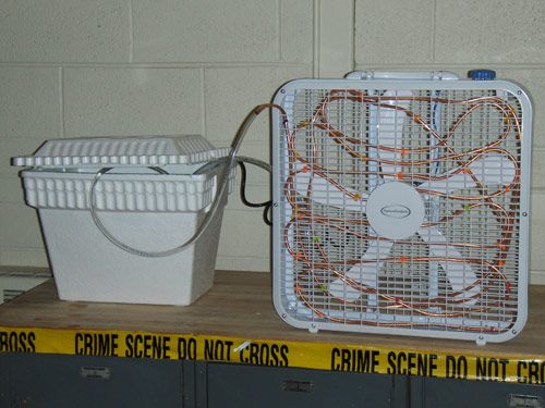 diy air conditioner with fan