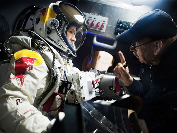 Hop Inside The Red Bull Stratos Space Jump Capsule