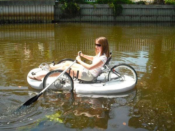 homemade water bike