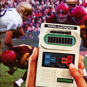 first handheld football game