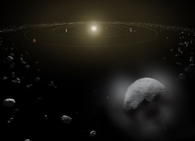 how big is the asteroid belt