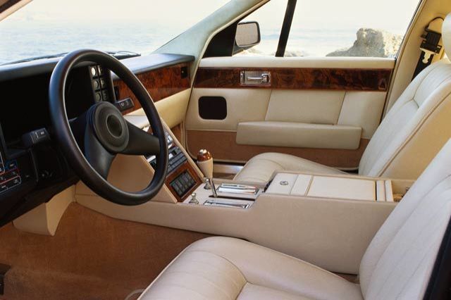 1988 Aston Martin Lagonda interior