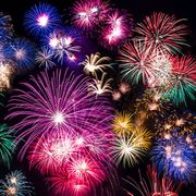 Nature, Blue, Yellow, Event, Purple, Violet, Magenta, Red, Pink, Fireworks, 