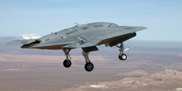 More Exclusive Photos of the Navy's X-47B UAV