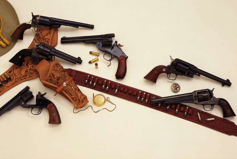 six guns weapons