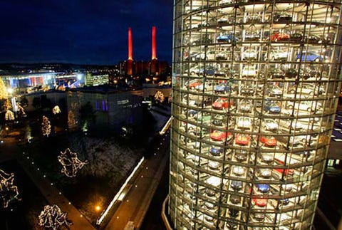 The World S 18 Strangest Parking Garages Garage Design Car Silos At The Autostadt