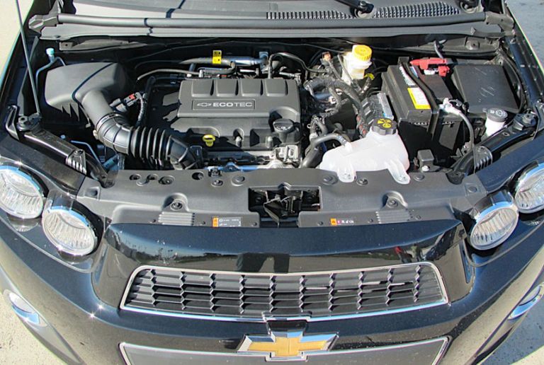 2012 chevy sonic engine size