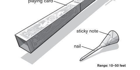 How To Build A Blowgun From Playing Cards