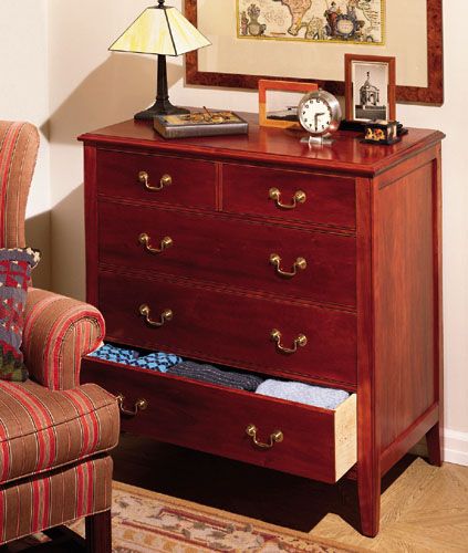 How To Build A Classic 5 Drawer Cherry Dresser