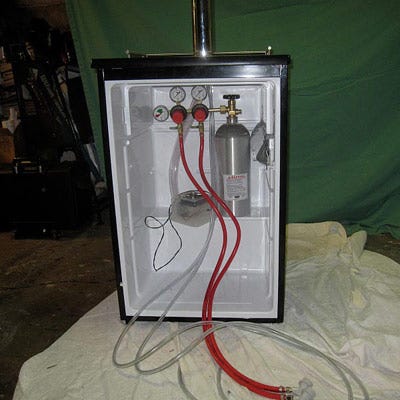 diy kegerator draft beer fridge