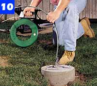 How To Install A Lamp Post In Your Yard