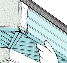 how to install aluminum fascia