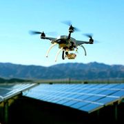 Technology, Aircraft, Mountain range, Slope, Sunlight, Rural area, Roof, Hill station, Machine, Wing, 