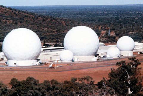 مرفق أبحاث الفضاء الدفاعية المشتركة الصنوبر فجوة لينجياري أستراليا