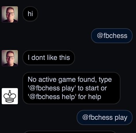 Facebook Messenger has an easter egg that lets you play chess