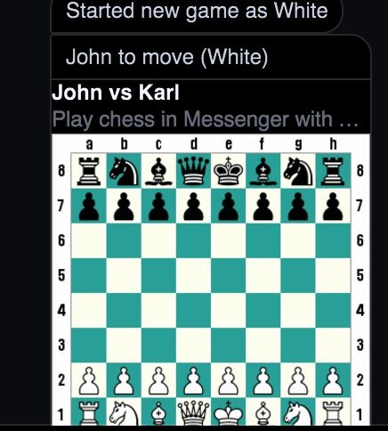 Messenger - Check this out: you can now play chess