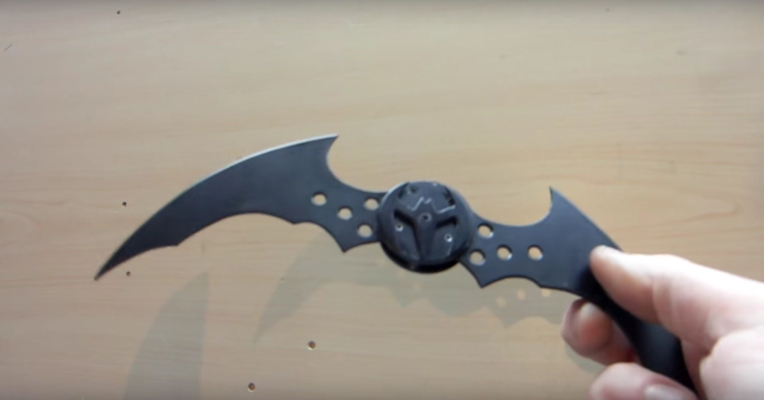 Would-Be Dark Knight Builds His Own Homemade Batarangs