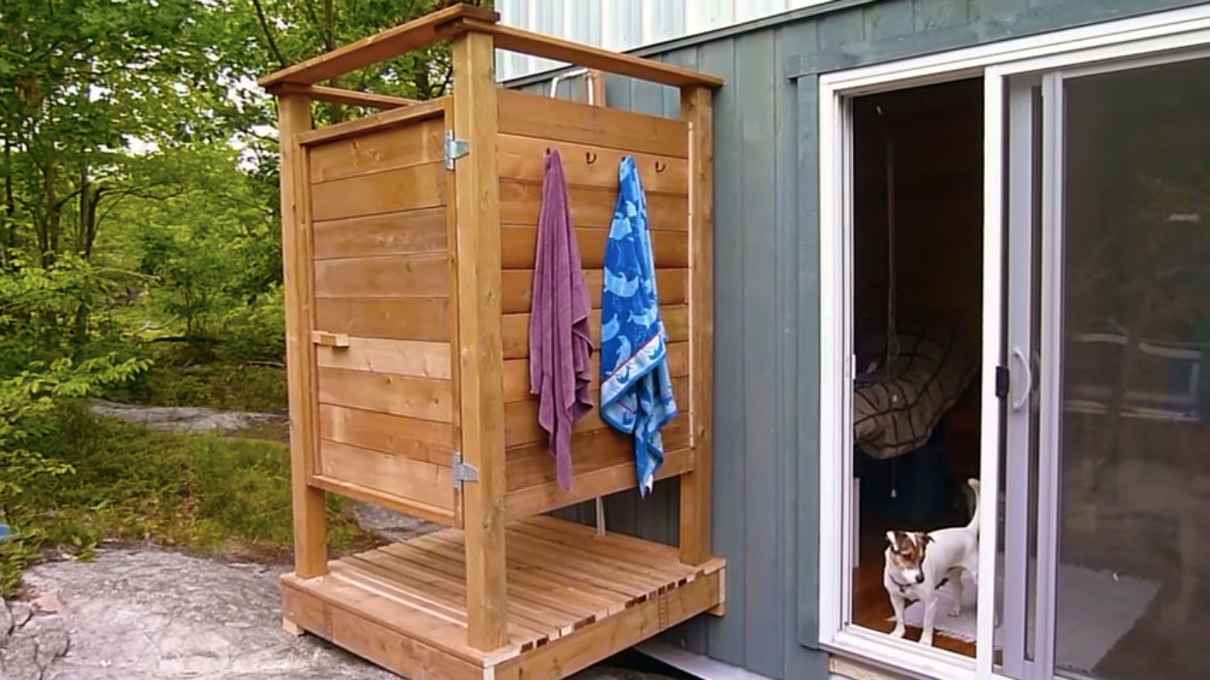 How to Build an Outdoor Shower