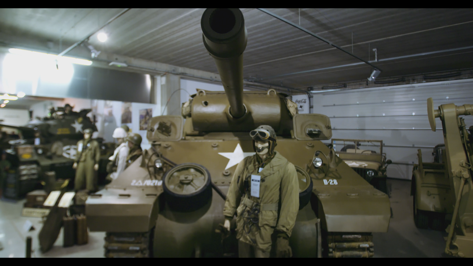 military tank inside