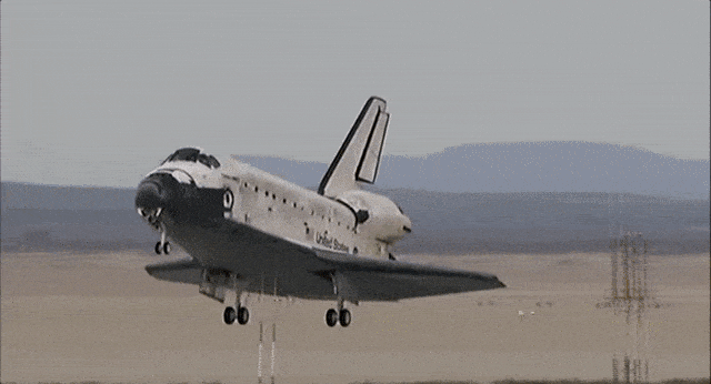 space shuttle landing schedule