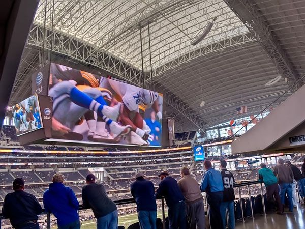 dallas cowboys standing room