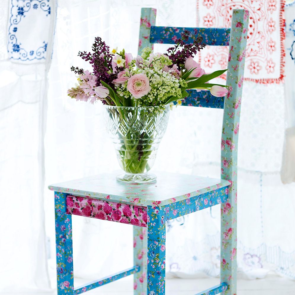 how to decoupage furniture