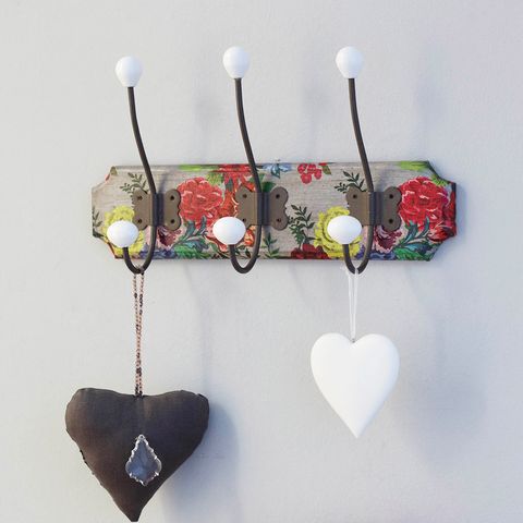 How To Decoupage Coat Hooks