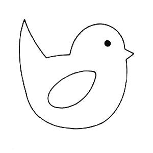 how to make an easter chick card