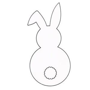 how to make a cute easter bunny card