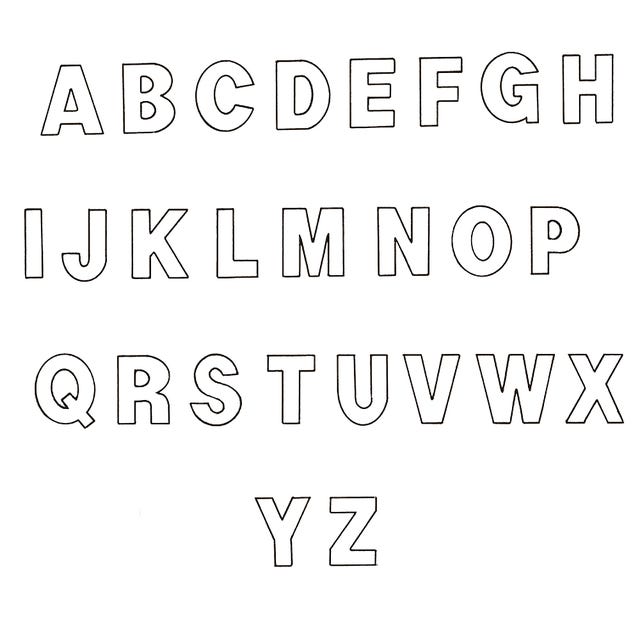 Get Personal With Our Free Alphabet Template