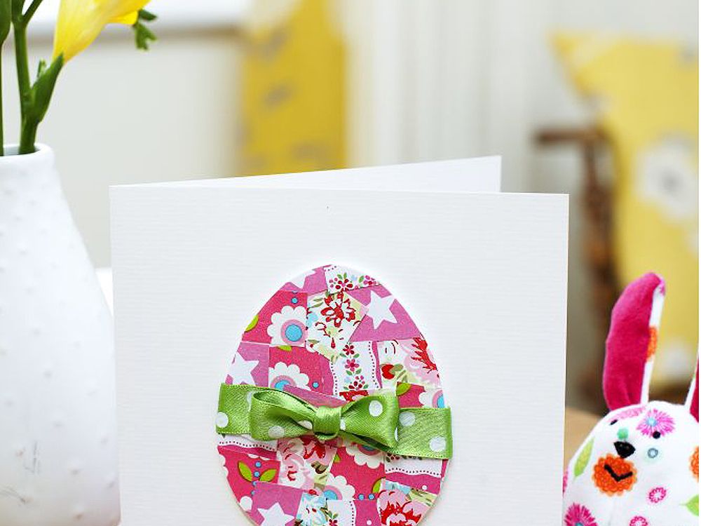 Personalised Happy Easter Card Easter Egg Design Card Any Name Message |  Thepadoctor.Com