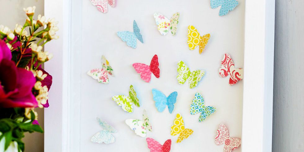 How To Make A 3d Butterfly Picture