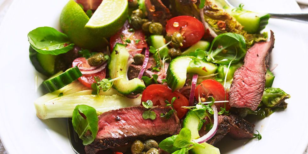 This delicious steak salad is perfect for summer