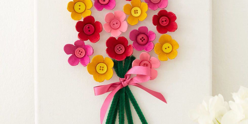 How To Make An Egg Box Craft Flower Picture